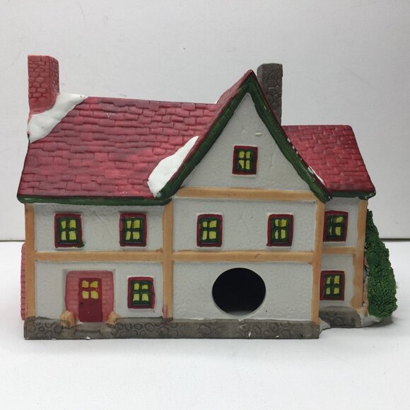 Lemax 1993 Dickensvale Christmas Village Porcelain Lighted House Shoppe 35073 - Picture 5 of 15